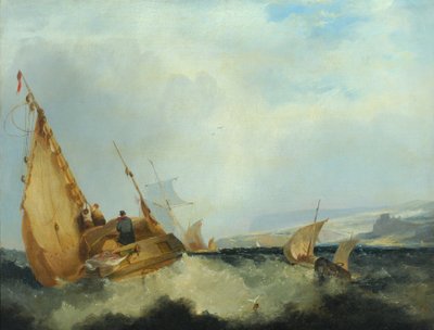Shipping off the Isle of Wight by John Sell Cotman